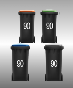 Container Sticker Huisnummer