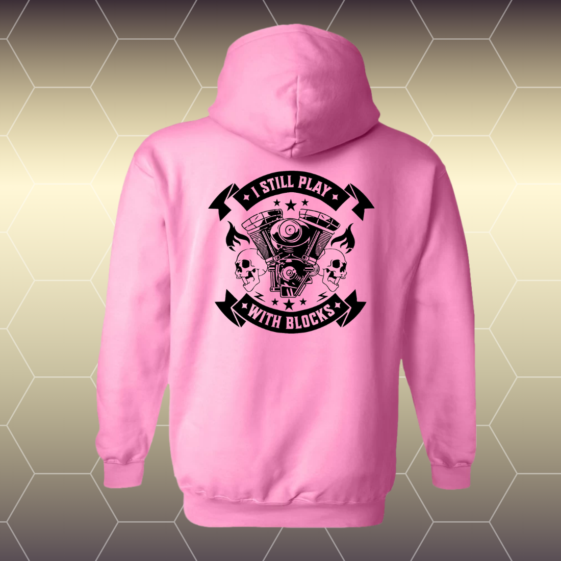 Hoodie - I still play with blocks - Afbeelding 6