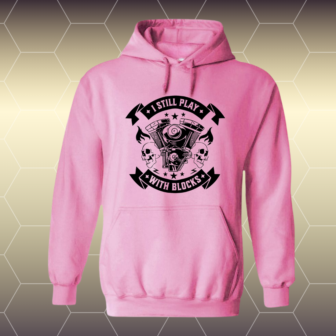 Hoodie - I still play with blocks - Afbeelding 7