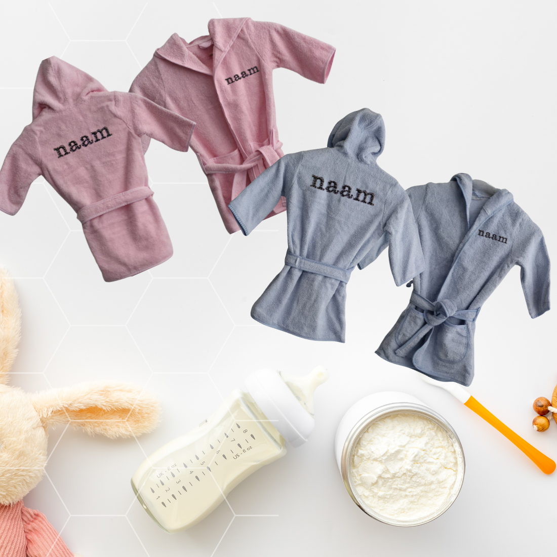 Baby Badjas met naam