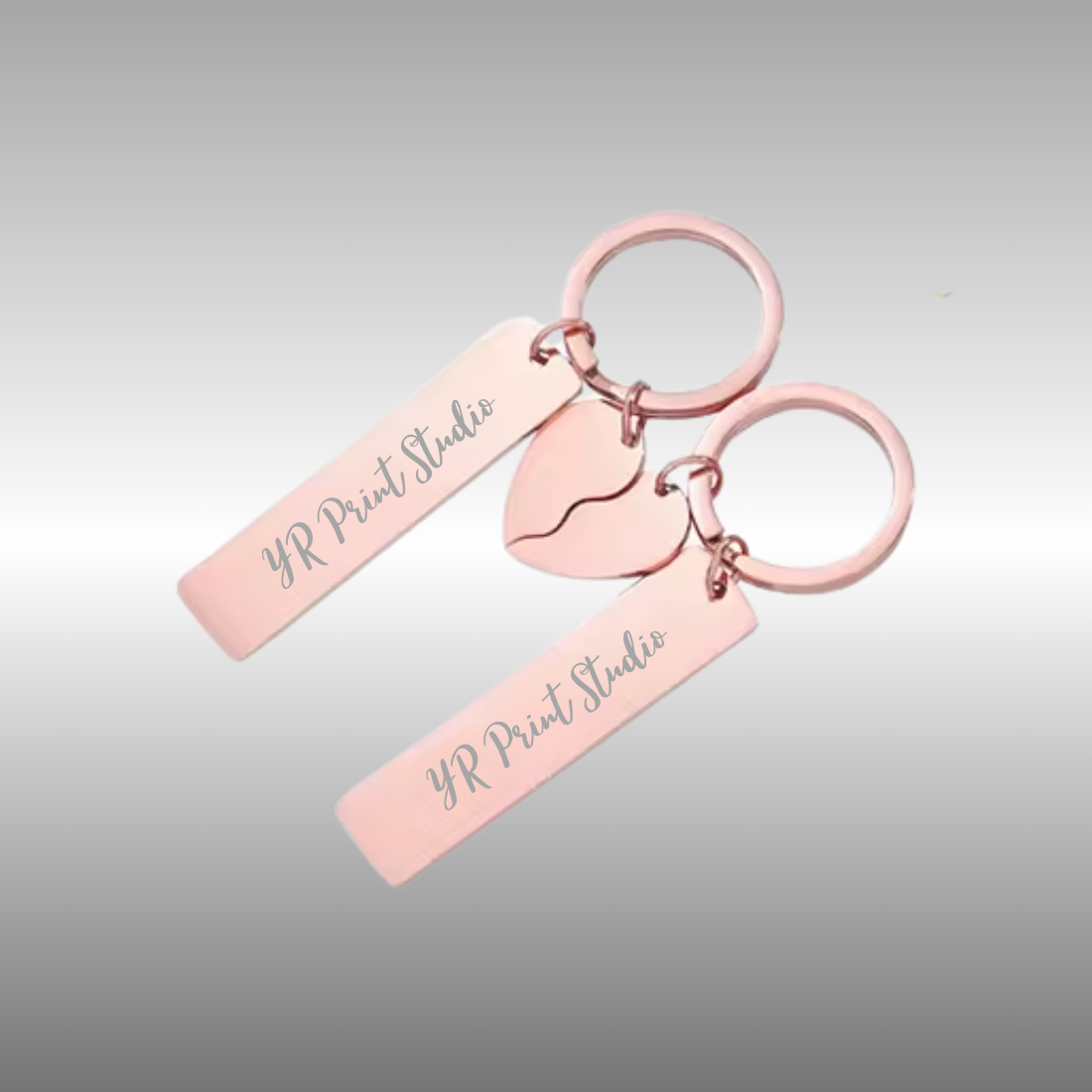 Split hart sleutelhanger - Afbeelding 4